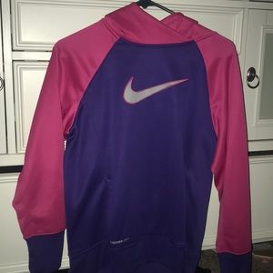 pink and purple nike hoodie